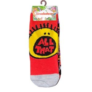 NIKELODEON ALL THAT LOW SHOW SOCKS 3 PAIRS
